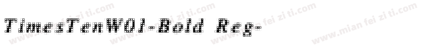 TimesTenW01-Bold Reg字体转换